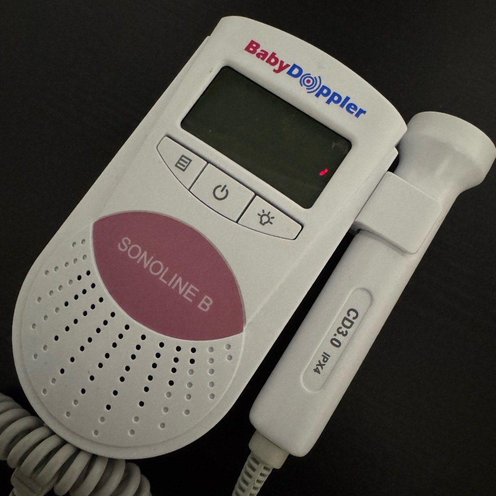 Sonoline B Fetal Doppler - White and Pink